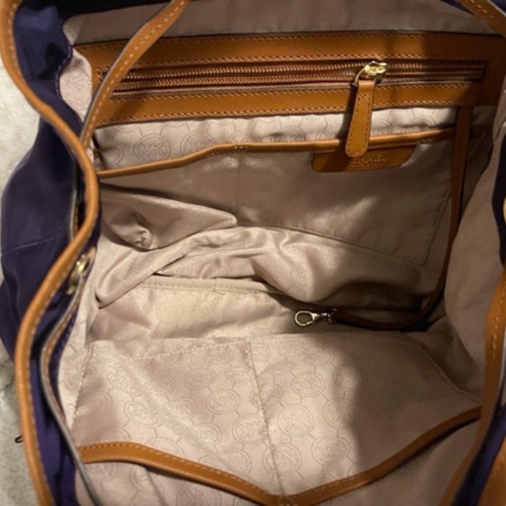 Purple Michael Kors Backpack - Picture 4 of 6